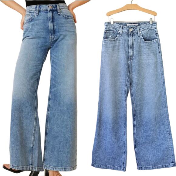 HUDSON Jodie High Loose Wide Leg Jean Size 26 Young at Heart Vintage Wash - Picture 1 of 12